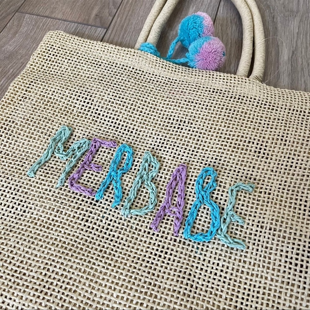 Mermaid Strawlike bag/tote - Picture 7 of 12